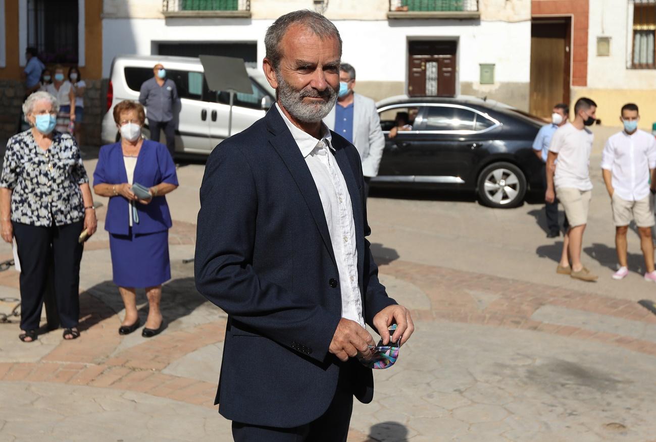 Fernando Simón momentos antes de recibir la Medalla de Oro y el Premio Trevillano de Villafeliche