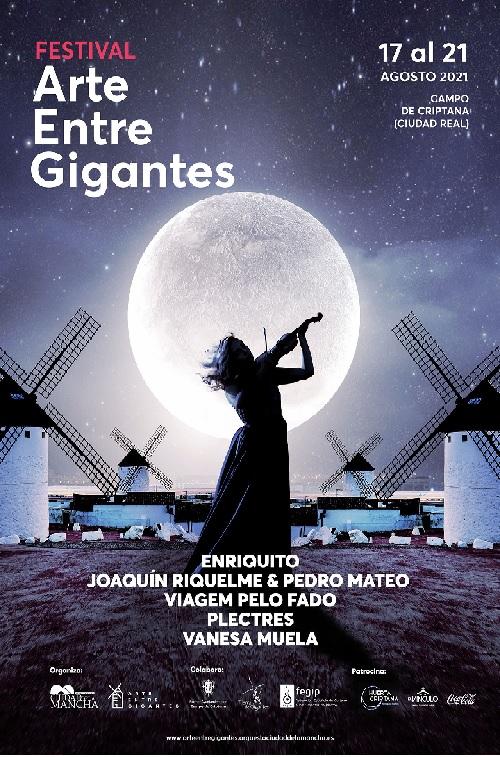 Póster oficial del Festival 'Arte entre Gigantes' en Campo de Criptana (CR). Póster oficial del Festival 'Arte entre Gigantes' en Campo de Criptana (CR).