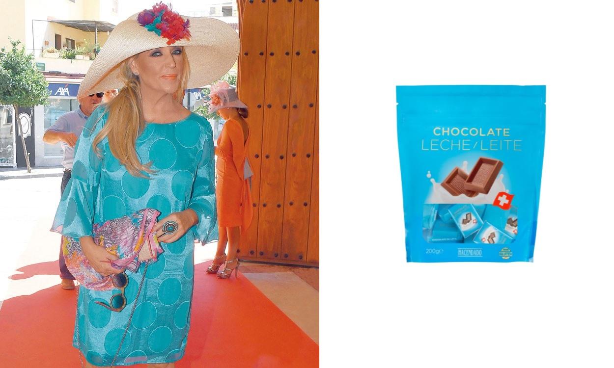 La comparación viral de Lydia Lozano con varios chocolates de Mercadona. Twitter