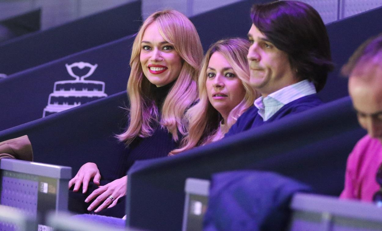 La presentadora Patricia Conde durante la sexta jornada de la Copa Davis de tenis celebrada en Madrid a 23 de Noviembre 2019. EP