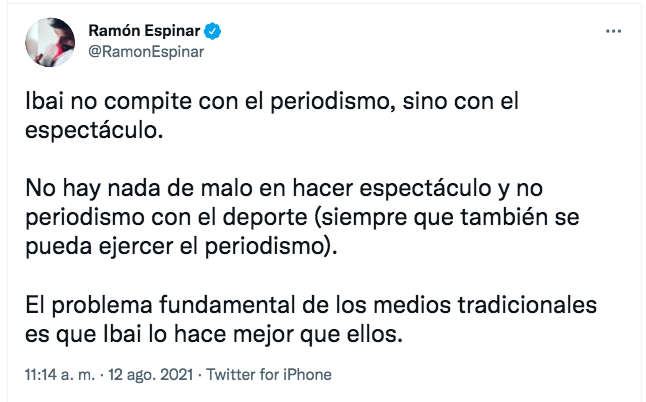 Espinar sobre Ibai