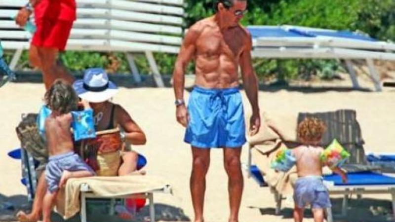 Aznar en la playa