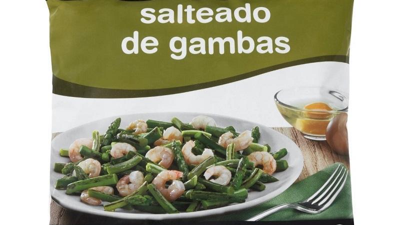 Salteado de gambas Salteado de gambas