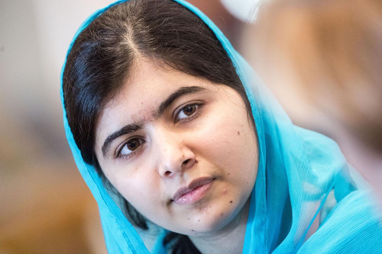 La activista paquistaní Malala Yousafzai, premio Nobel de la Paz