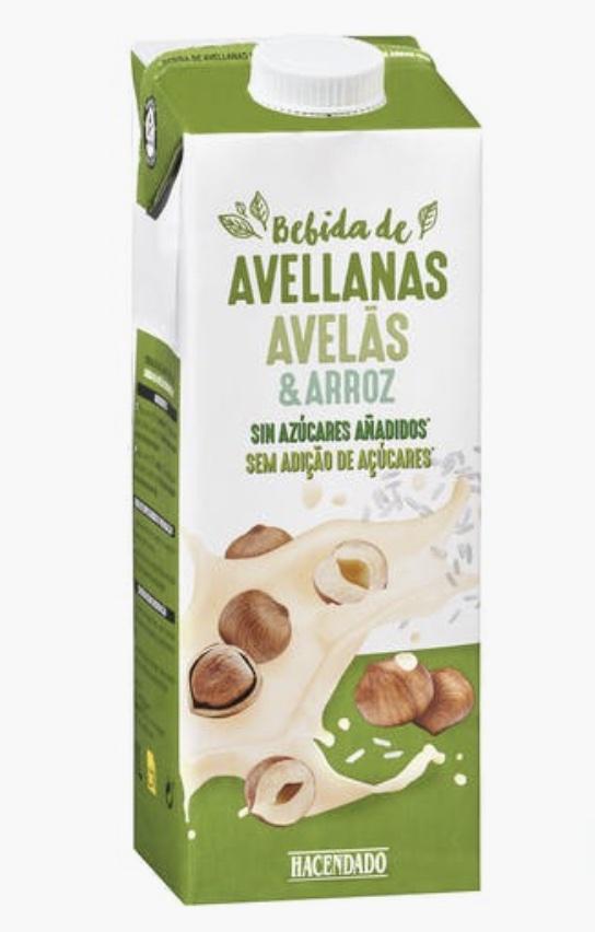 Bebida de avellanas