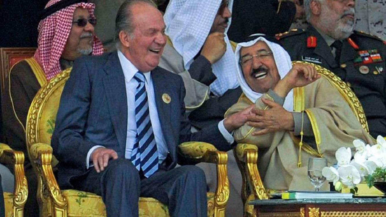 Juan Carlos I y el emir de Kuwait, Sheij Sabah al Ahmed