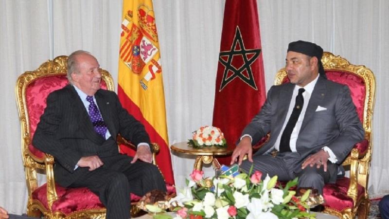 Don Juan Carlos I y el rey de Marruecos, Mohamed VI