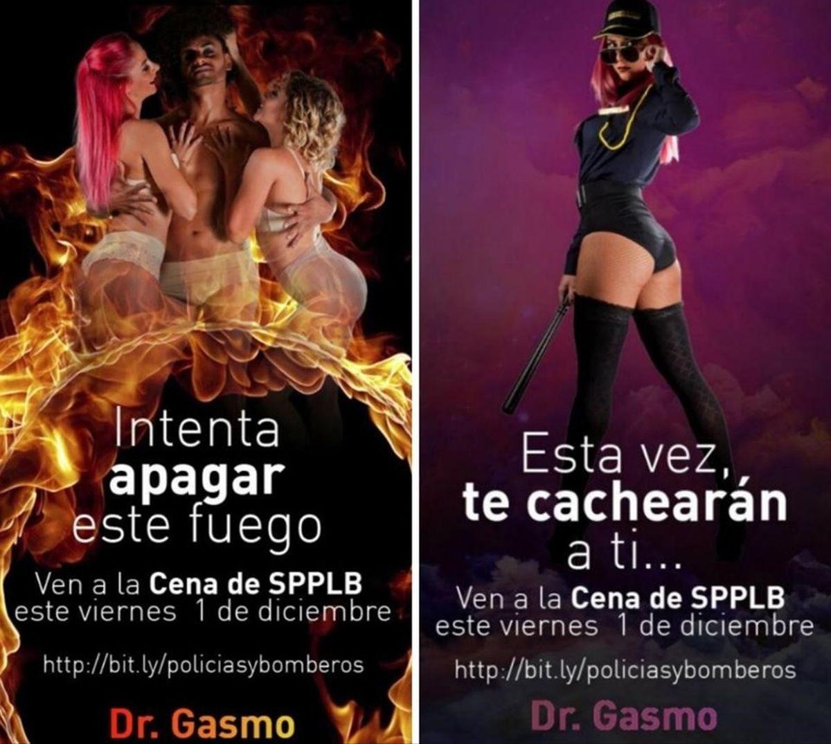 Carteles del sindicato de policías y bomberos Carteles del sindicato de policías y bomberos