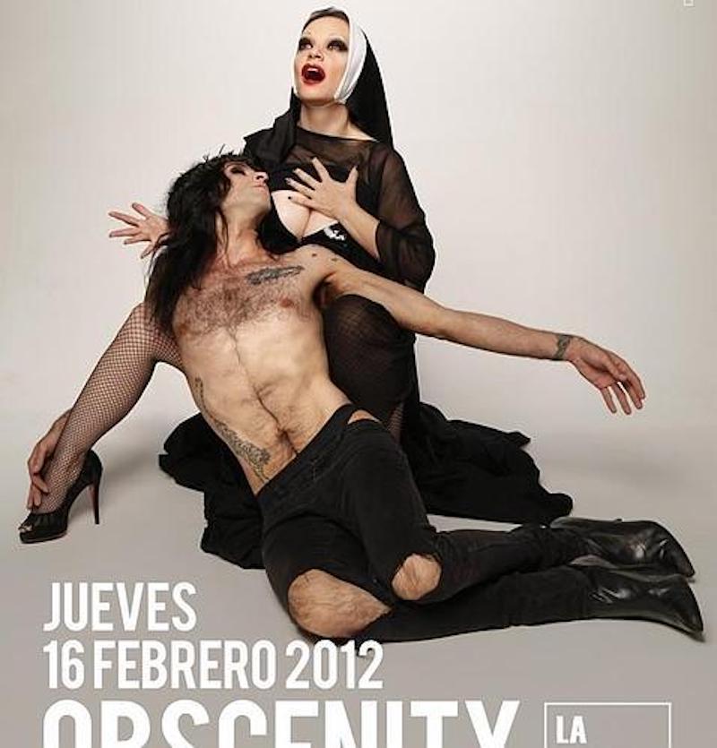 Cartel con Alaska y Vaquerizo