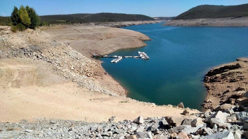 El embalse de Ricobayo.