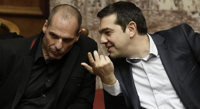 Tsipras y Varoufakis