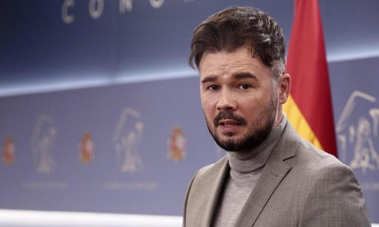 El portavoz parlamentario de Esquerra Republicana, Gabriel Rufián