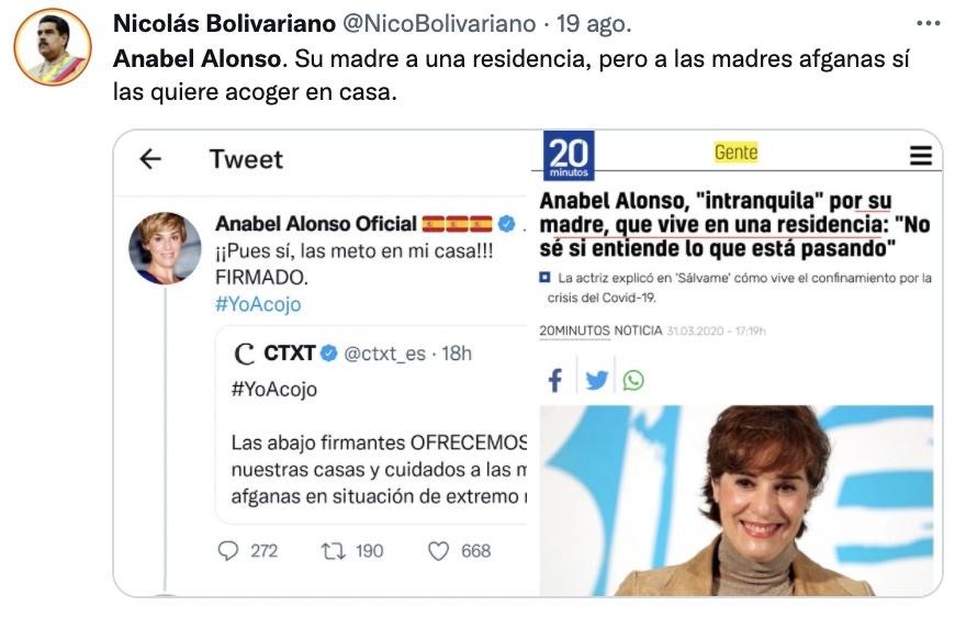 Tuit contra Anabel Alonso