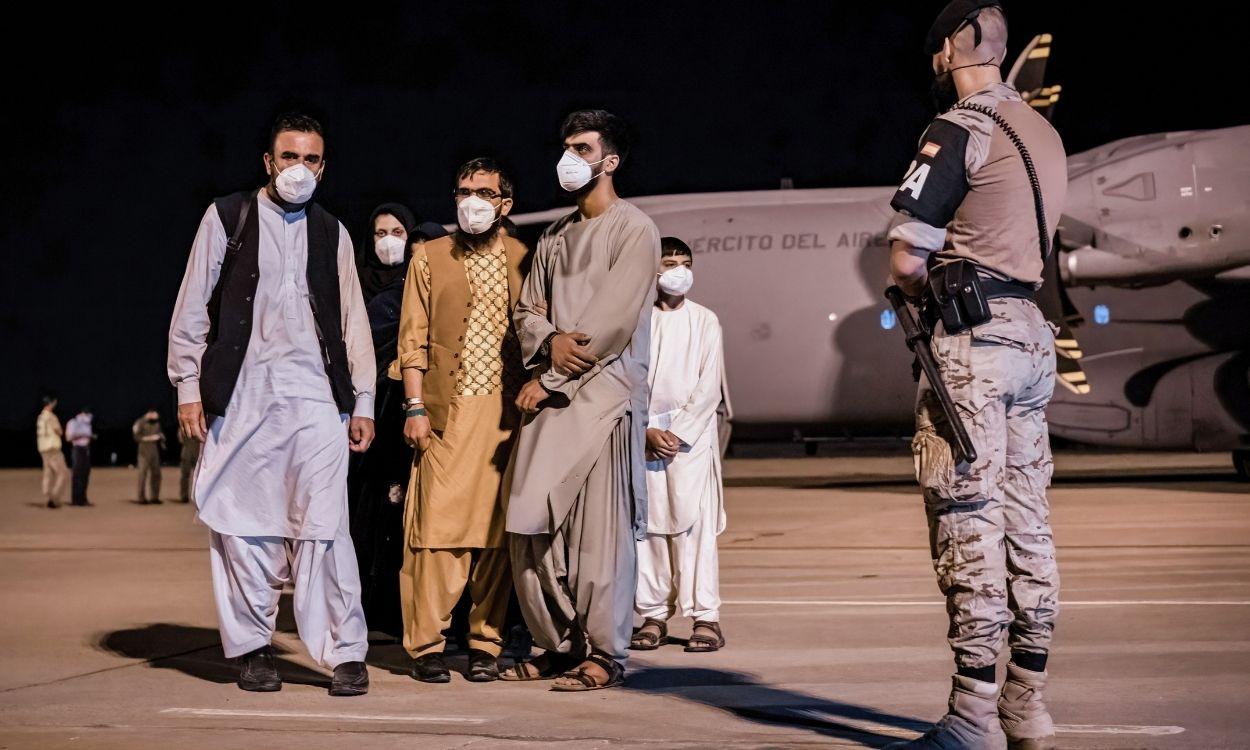 Aterriza en Torrejón el sexto avión con refugiados afganos