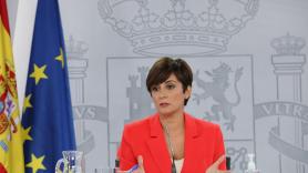 La ministra portavoz, Isabel Rodríguez, interviene en la rueda de prensa posterior al Consejo de Ministros. Europa Press