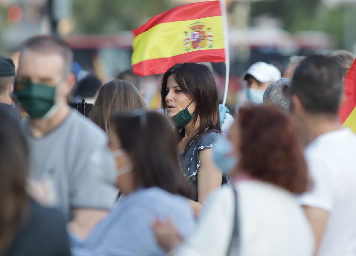 Cristina Seguí en el centro de la imgen.