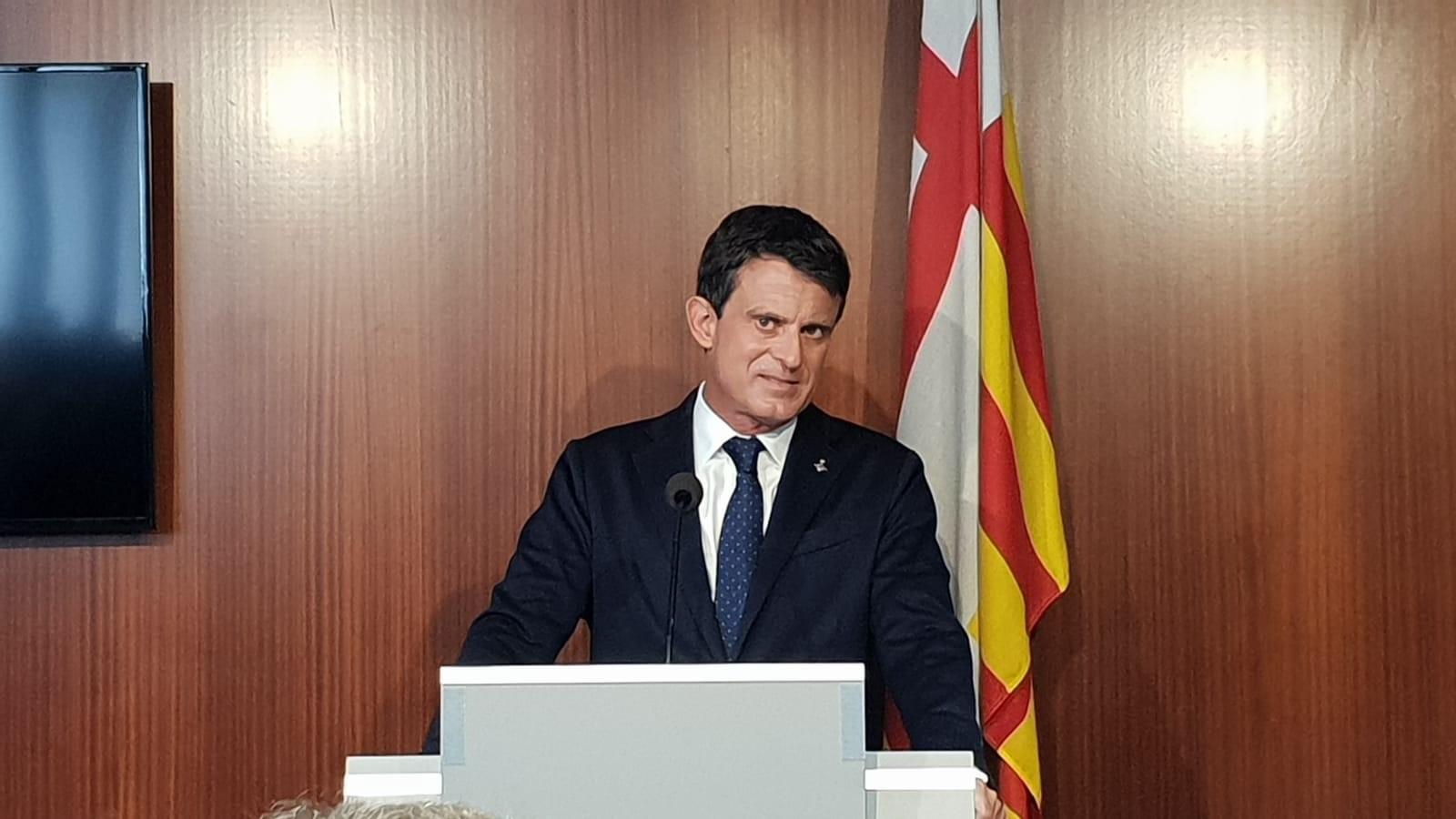 Manuel Valls, hasta ahora líder de BCN Canvi. Fuente: Europa Press.