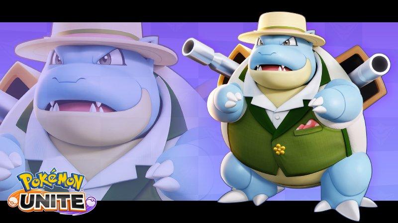 Holowear Blastoise en Pokémon Unite