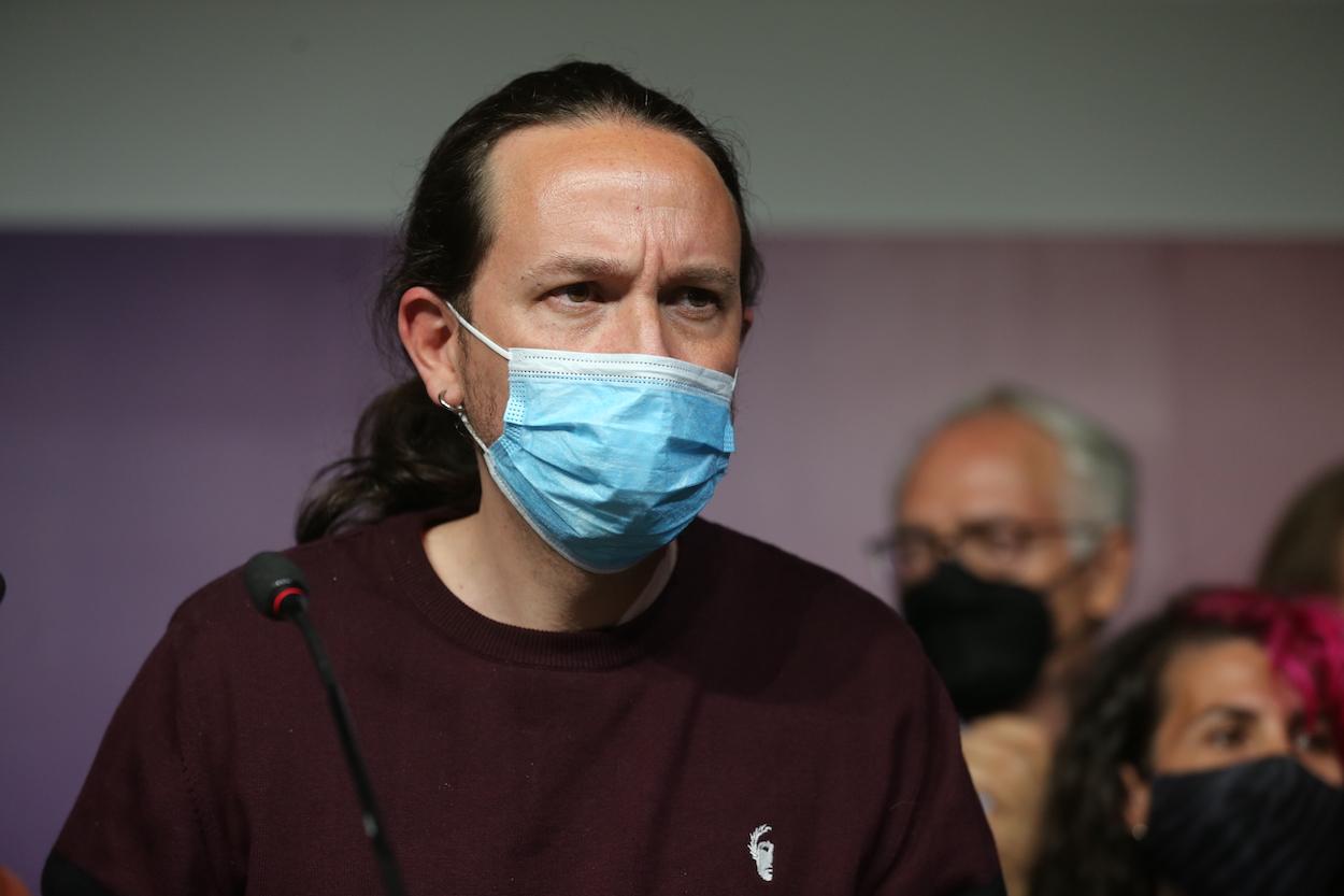 El exvicepresidente del Gobierno, Pablo Iglesias