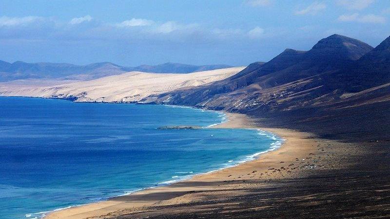 Playa en Canarias