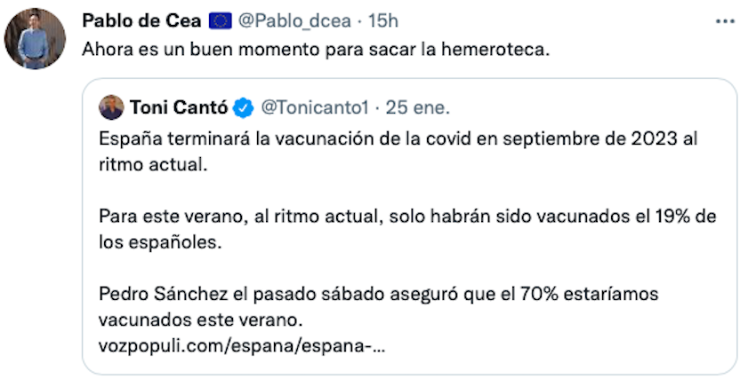 Imagen de un tuit de Cantó Imagen de un tuit de Cantó