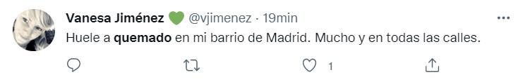 Usuarios se preguntan por el fuerte olor a quemado Twitter 4 Usuarios se preguntan por el fuerte olor a quemado Twitter 4