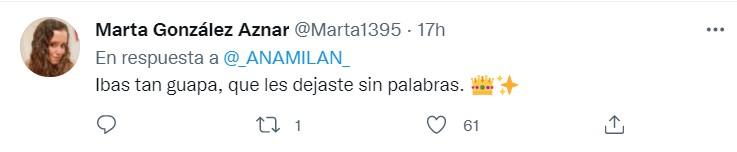 Reacciones al vídeo de Ana Milán   Twitter 1