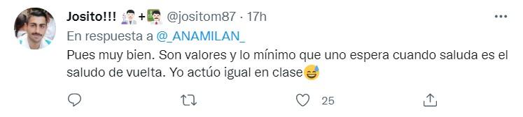 Reacciones al vídeo de Ana Milán Twitter 2