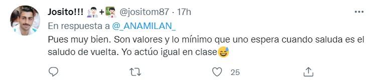 Reacciones al vídeo de Ana Milán   Twitter 2