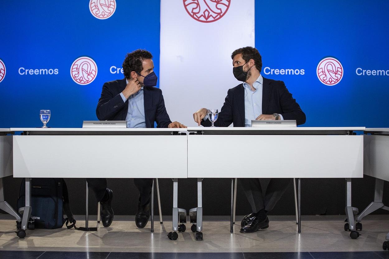 Pablo Casado y Teodoro García Egea. EP