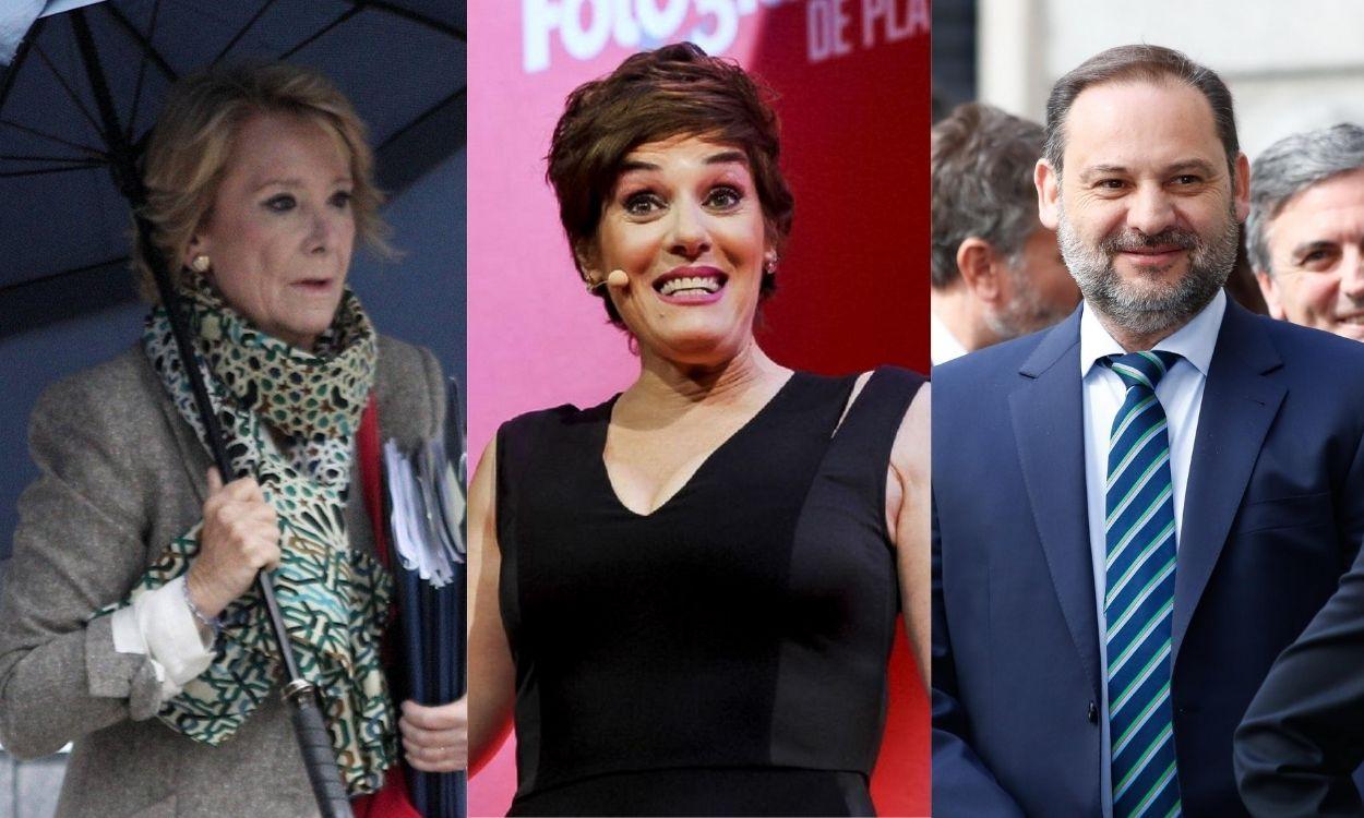 Esperanza Aguirre, Anabel Alonso y José Luis Ábalos, nuevos colaboradores de 'Todo es Mentira'.