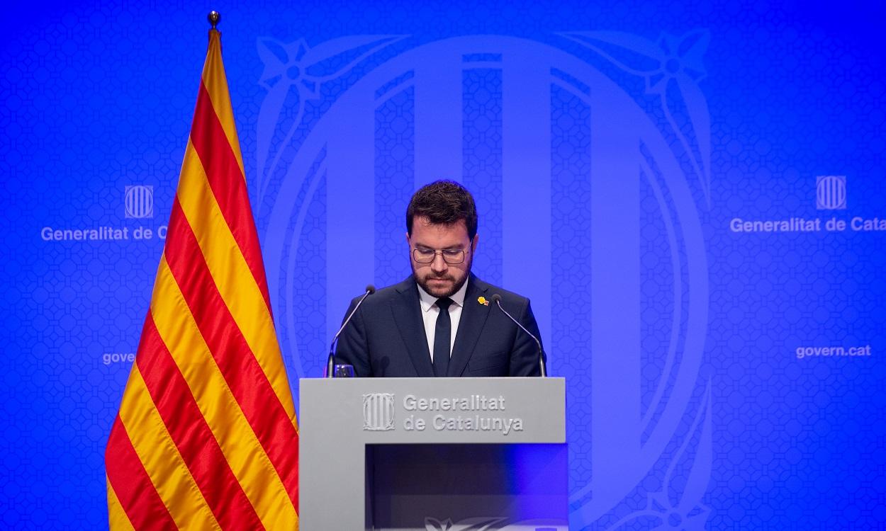 El President de la Generalitat, Pere Aragonés. EP