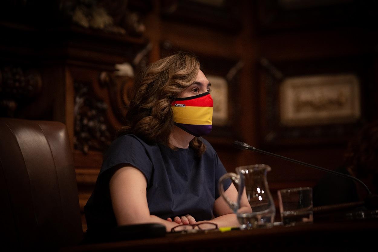 La alcaldesa de Barcelona, Ada Colau, en una imagen de archivo. Fuente: Europa Press.