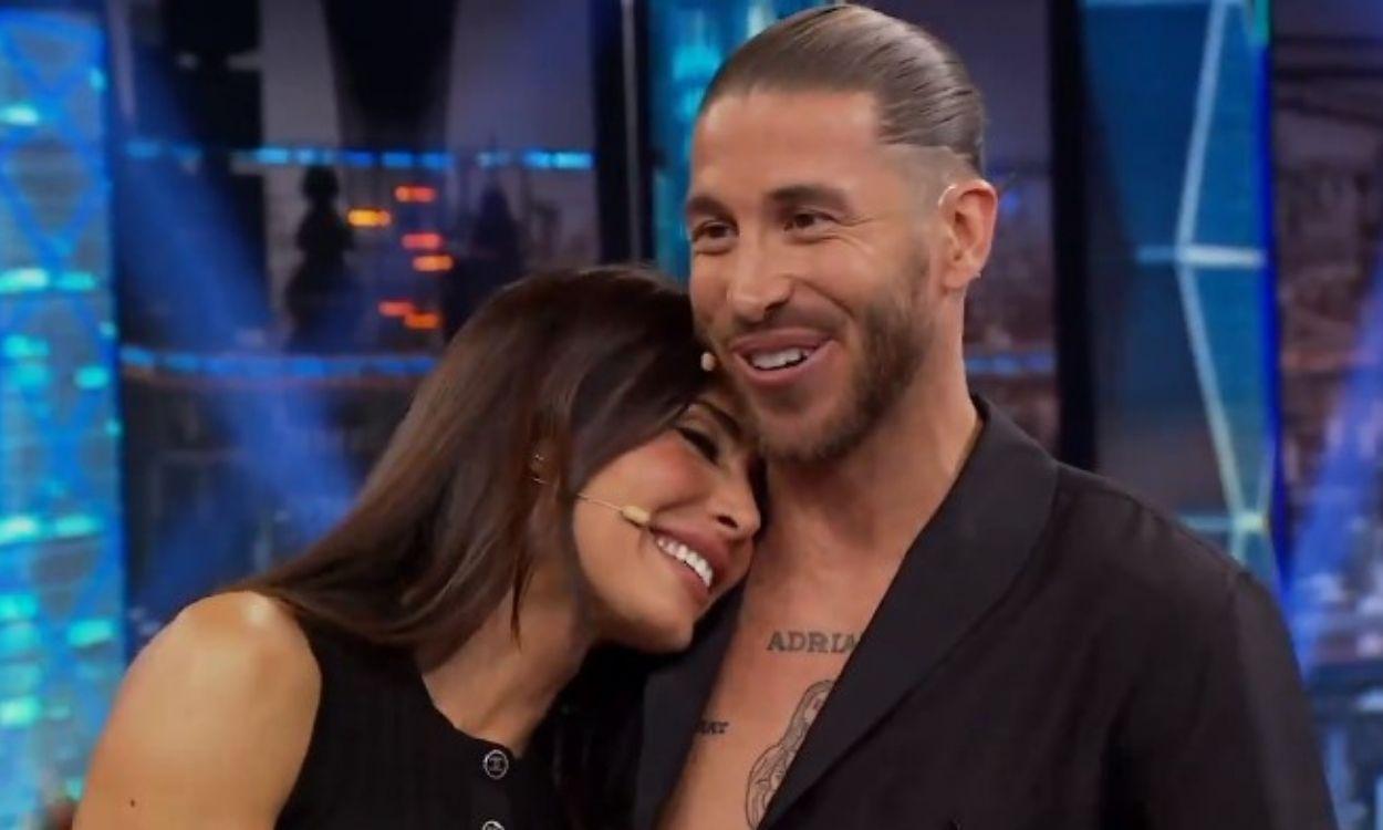 Sergio Ramos y Pilar Rubio en 'El Hormiguero'  - Twitter