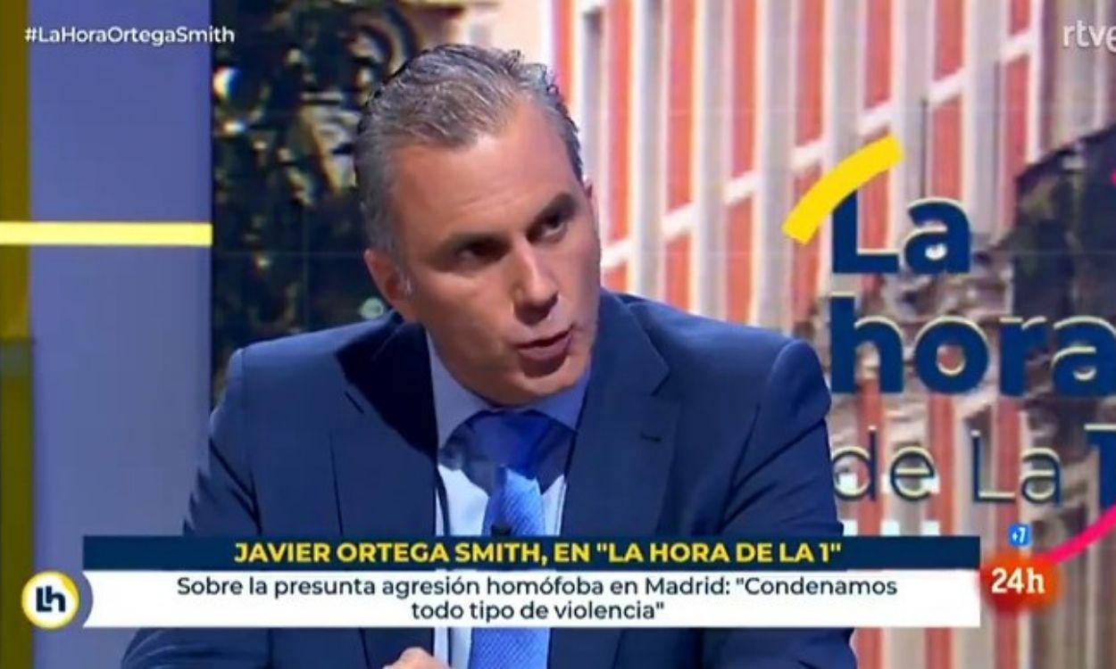 Ortega Smith en 'La hora de la 1'   RTVE 