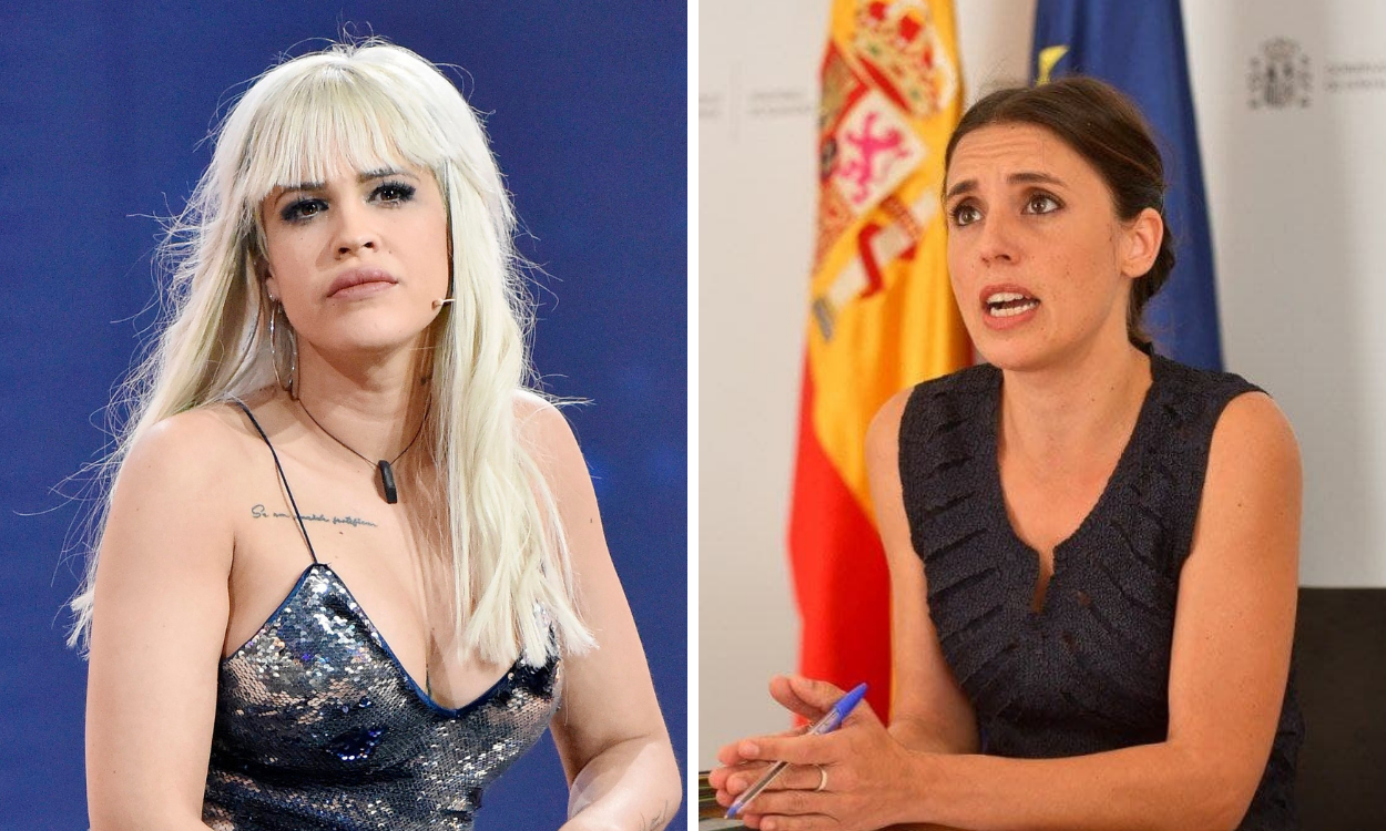 Fotomontaje con imágenes de Ylenia Padilla e Irene Montero