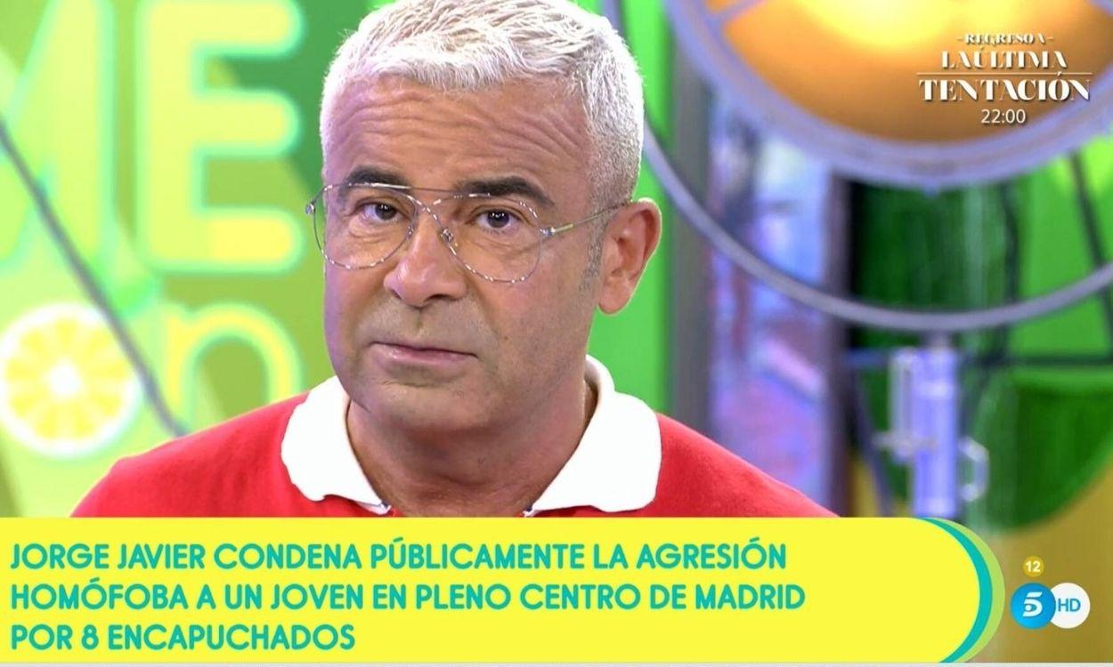 Jorge Javier Vázquez en 'Sálvame'. Telecinco.