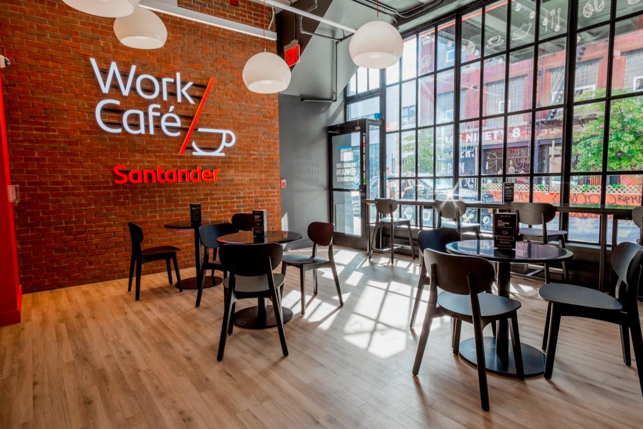 Work café Banco Santander
