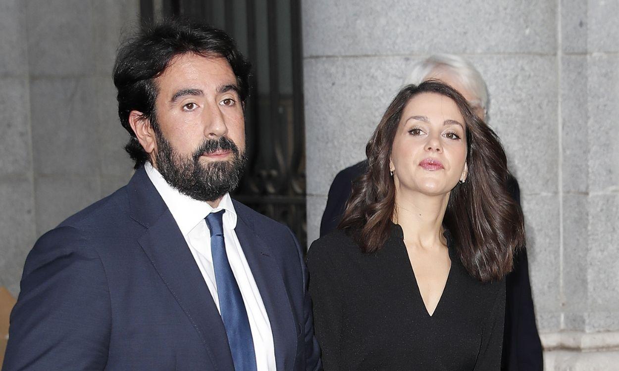 Inés Arrimadas y su marido, Xabier Cimas. EP