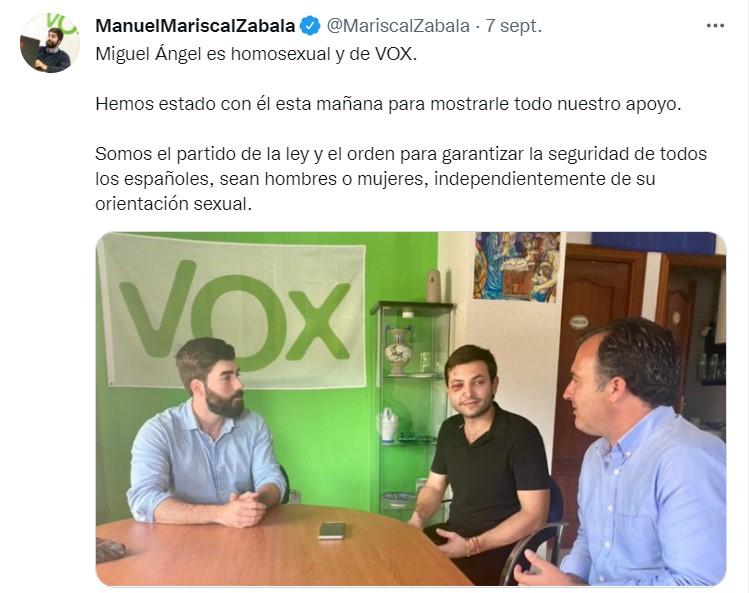El polémica tuit de Vox Twitter El polémica tuit de Vox Twitter