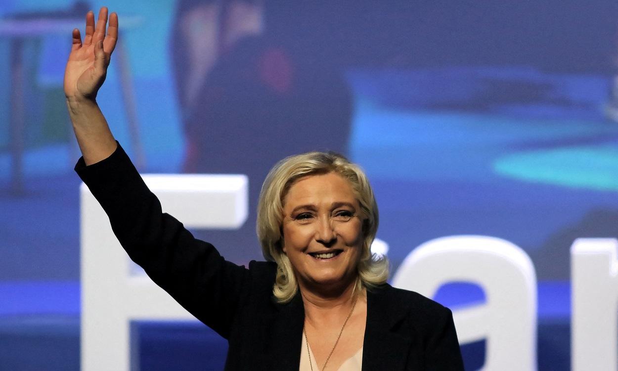 Marine Le Pen, líder de Reagrupación Nacional (RN). EP
