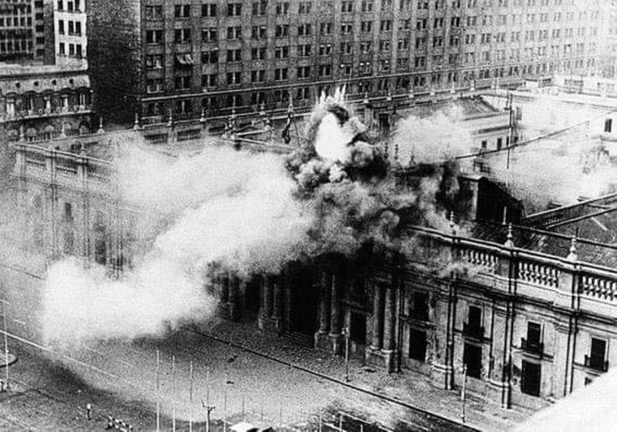 Bombardeo del Palacio de la Moneda.