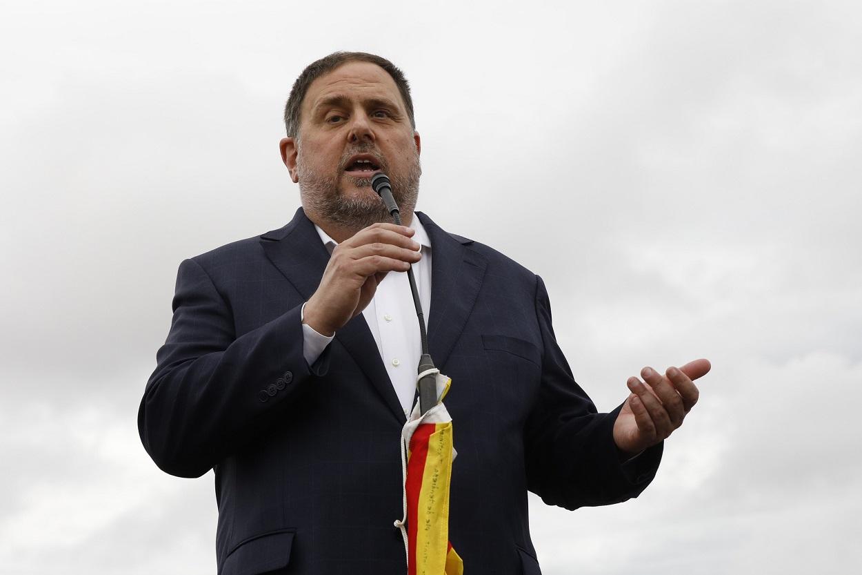 El presidente de ERC, Oriol Junqueras, en una foto de archivo. EP