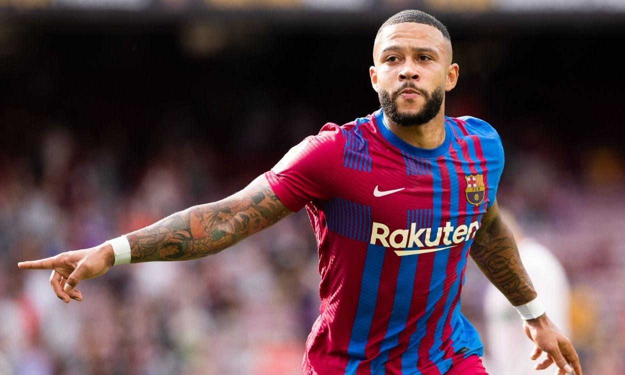 El extremo holandés del Fútbol Club Barcelona Memphis Depay