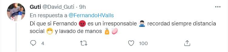 Críticas a la actitud de Vinicus Júnior Twitter 1
