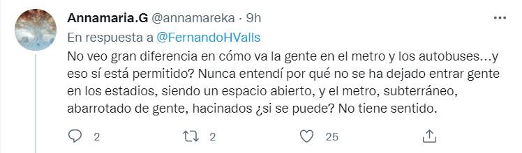 Críticas a la actitud de Vinicus Júnior Twitter 4