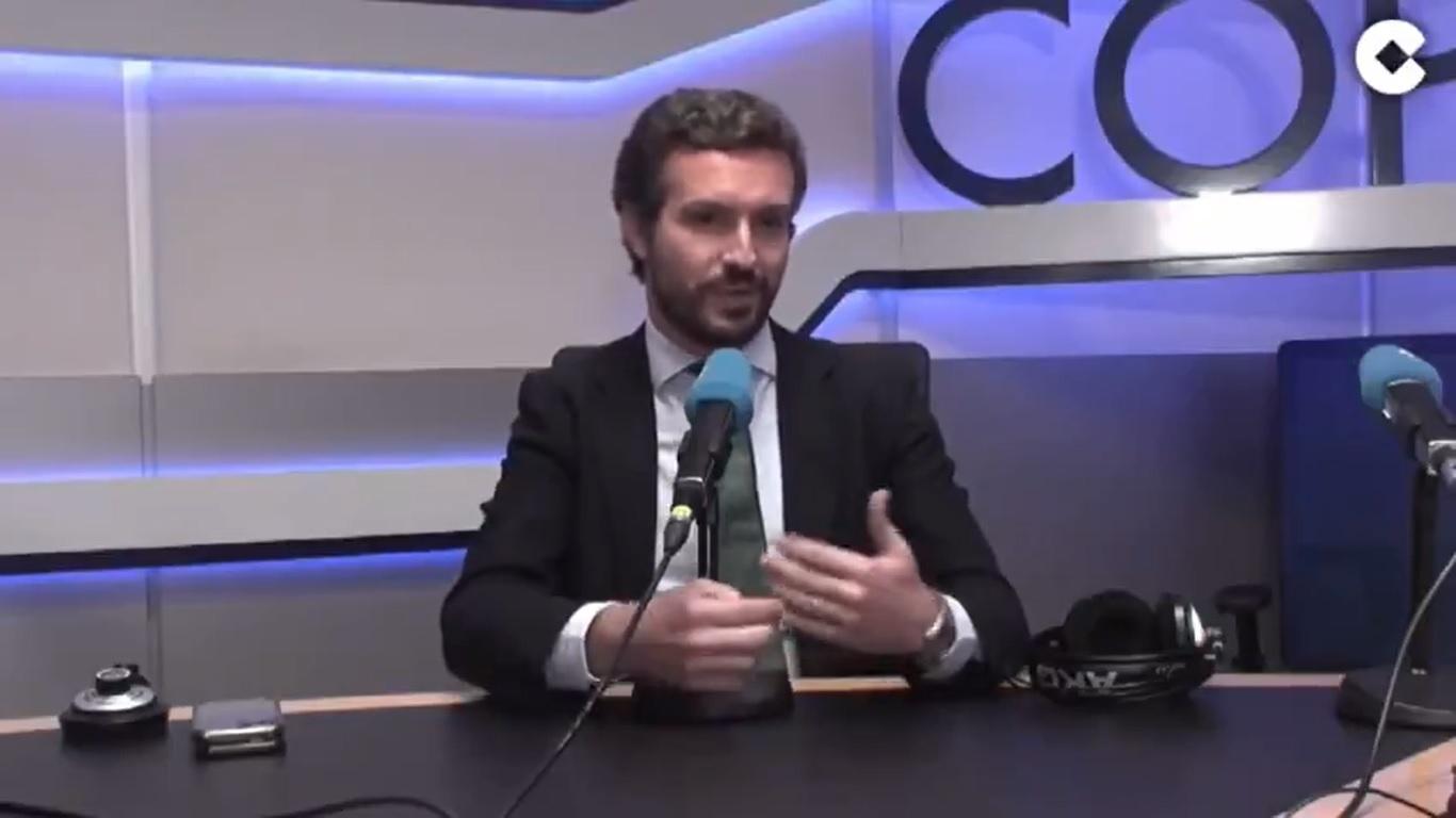 Pablo Casado en la Cadena Cope. 