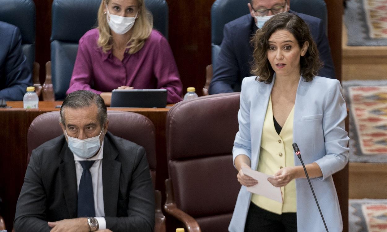 La presidenta de la Comunidad de Madrid, Isabel Díaz Ayuso. EP