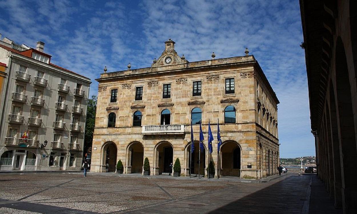 El Ayuntamiento de Gijón en una imagen de archivo.