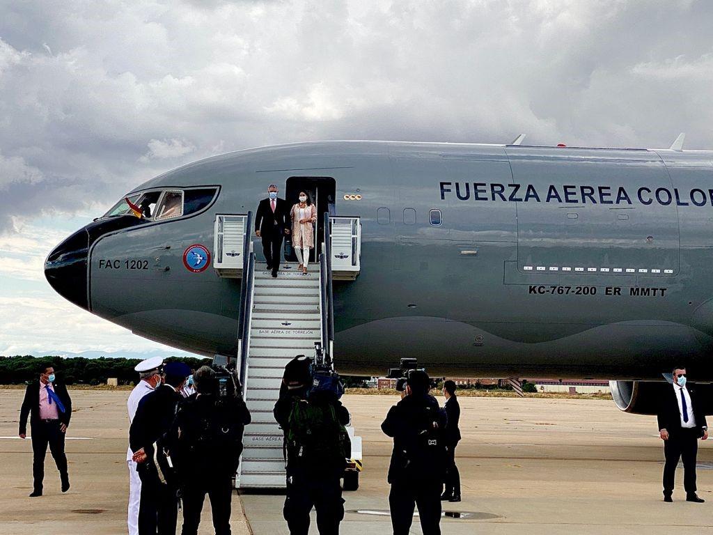 Iván Duque, presidente de Colombia, llega a España en visita oficial.